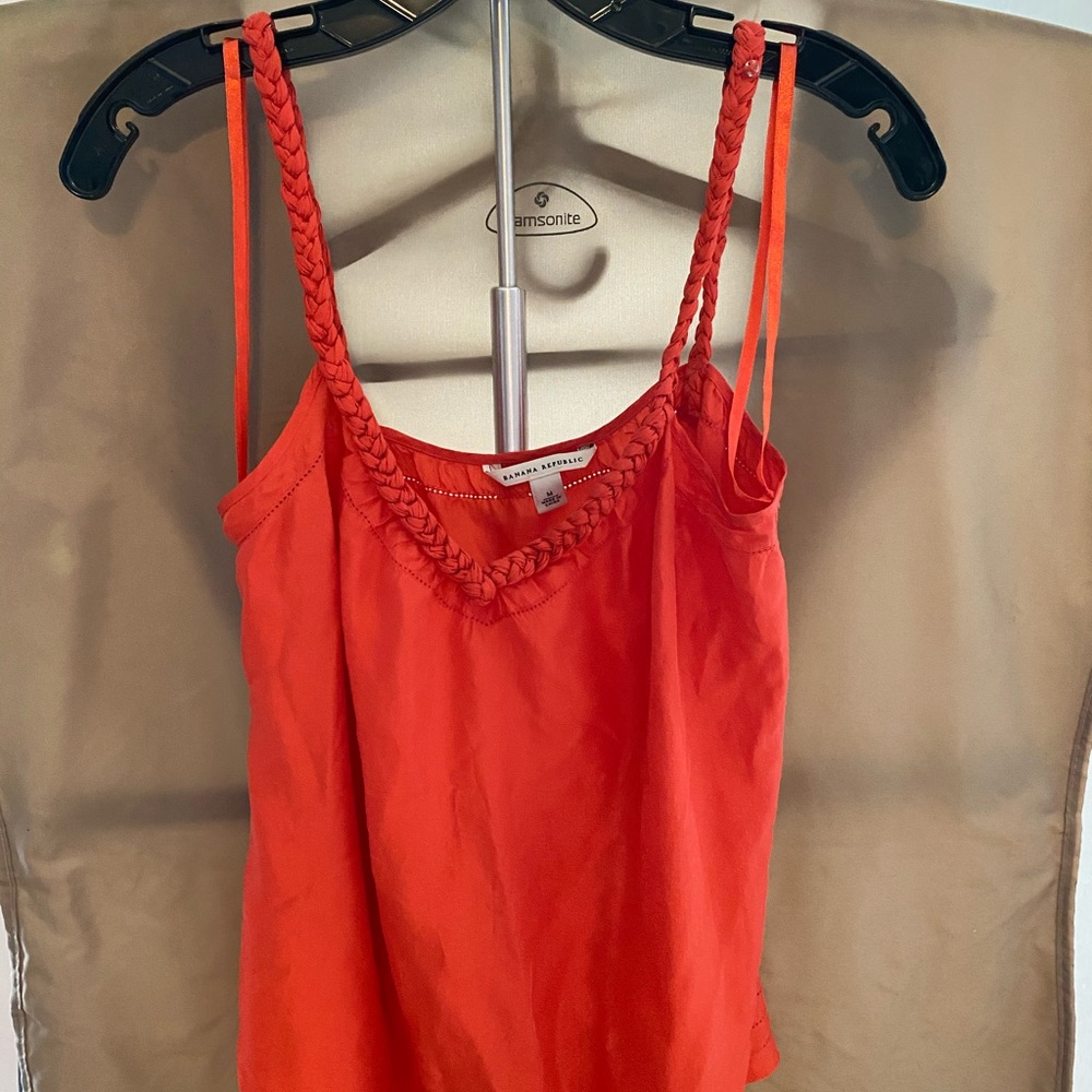 Salmon Colored Silk Top